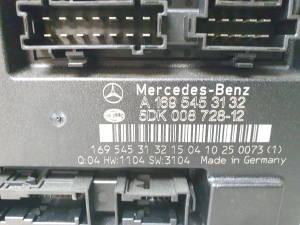 Mercedes Benz A-Class 169 (2004–2012) Mugavusmoodul 5DK00872812  A1695453132 - 2