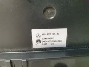 Mercedes Benz A-Class 169 (2004–2012) Sitzverstellschalter 1698208510 - 3