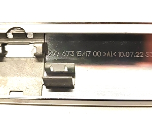 Mercedes Benz EQS 297 (2021–2026) Esiukse liist A2976731700 - 3