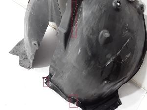 Peugeot 5008 (2017–2026) Front wheel arch liner 9810125480 - 3