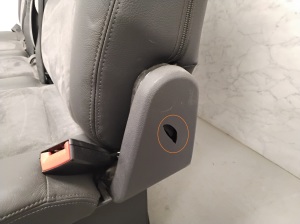 Volkswagen Multivan V (2003–2026) Rear seat and its components - 2
