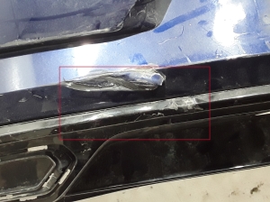 Volkswagen Golf VII (2012–2026) Rear bumper 5G6807421BK - 2