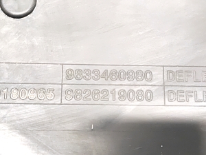 Peugeot 208 (2019–2026) Rear underbody shield 9833460980 - 2