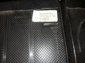 Hyundai Tucson (2015–2026) Trunk carpet 85720D7000 - 3