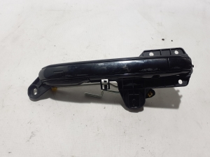   Front door external opening handle and its details  -  
