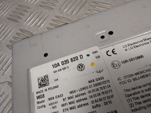 Volkswagen ID.3 C (2019–2026) Audio, Video, Navigation 10A035820D - 2