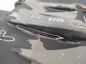 BMW X3 E83 (2003–2010) Rear underbody shield 3417402 - 3