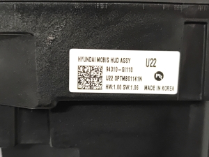 Hyundai IONIQ 5 I (2021–2026) Esiklaasinäidik (HUD) 94310-GI110 - 3