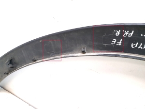 Hyundai Santa Fe (2018–2026) Front fender trim (flare) 87712S1000 - 2