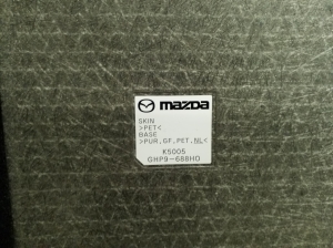 Mazda 6 (2012–2026) Kofferraumteppich GHP9688H0 - 3