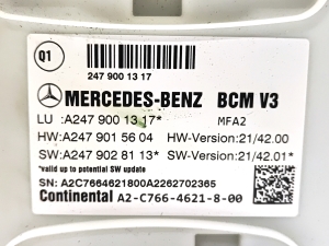 Mercedes Benz EQB X243 (2021–2026) Komforta bloks A2479001317 - 4