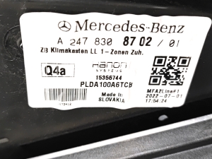 Mercedes Benz EQB X243 (2021–2026) Heater and its parts A2478308702 - 3