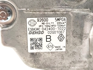 NISSAN Ariya FE0 (2021–2026) A/C compressor 92600-5MP0A - 5