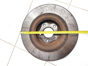 NISSAN Ariya FE0 (2021–2026) Front brake disc - 3