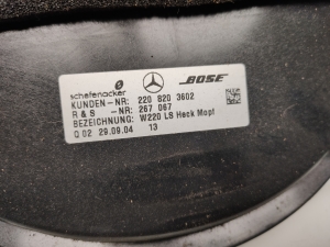 Mercedes Benz S-Class 220 (1998–2005) Kõlar A2208203602 - 4