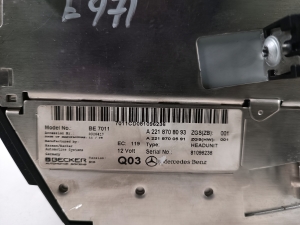 Mercedes Benz S-Class 221 (2005–2013) Audio, Video, Navigation A2218708093 - 3