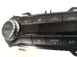 Mercedes Benz A-Class 176 (2012–2018) Heater control panel A2469008415 - 4
