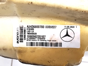 Mercedes Benz EQB X243 (2021–2026) Salongi põrandavaip A2436800700 - 2