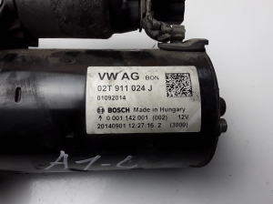 AUDI A1 8X (2010–2018) Starter 02T911024J - 3