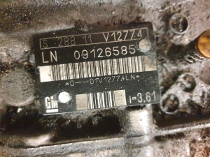 Opel Vectra B (1995–2002) Getriebe S288 I-3,61 LN - 5