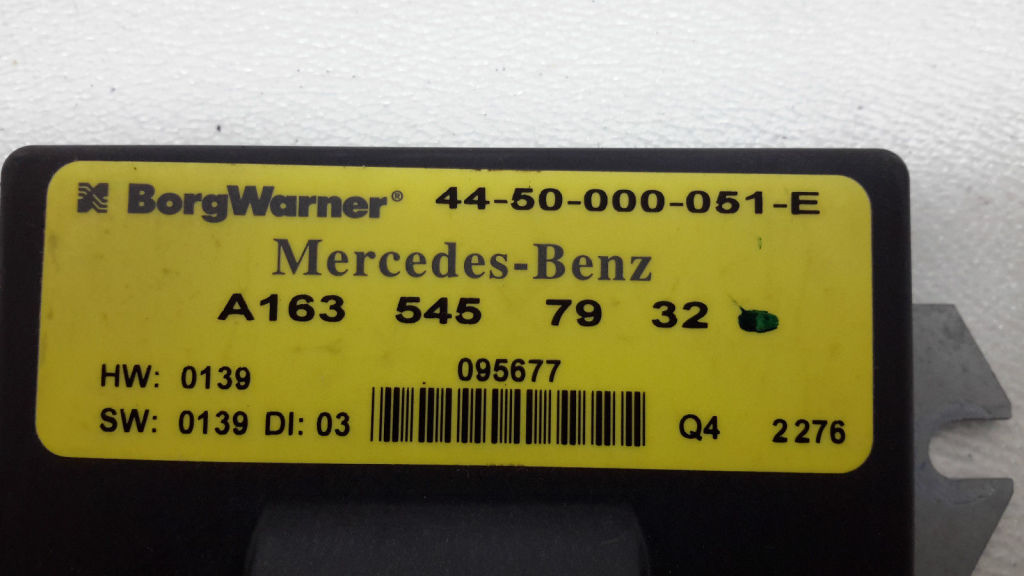 MERCEDES-BENZ M-Class W163 (1997-2005) Relék A1635457932 20972359