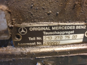 Mercedes Benz E-Class W210 (1995–2002) Getriebe 2102707500  499997 - 2