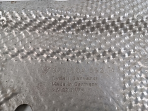 Porsche Panamera 970 (2009–2016) Muffler heat shield 97050455202 - 3