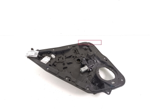 Rear side door window regulator and its parts - 