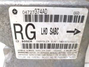 Chrysler Grand Voyager IV (2001–2007) Airbagsteuergerät 04727374AD - 2