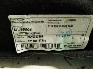 Mercedes Benz CLA-Class W117 (2013–2019) Trunk side trim panel A1176900041 - 3