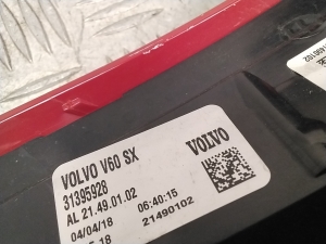 VOLVO V60 (2010–2018) Eckleuchte hinten 31395928 - 4