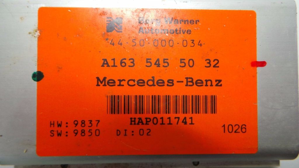 MERCEDES-BENZ M-Class W163 (1997-2005) Relays A1635455032 20972345