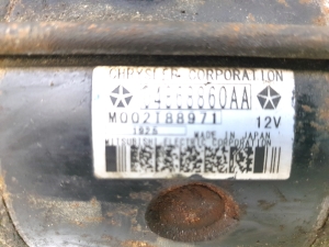 Chrysler Grand Voyager IV (2001–2007) Starter 04868860AA - 3