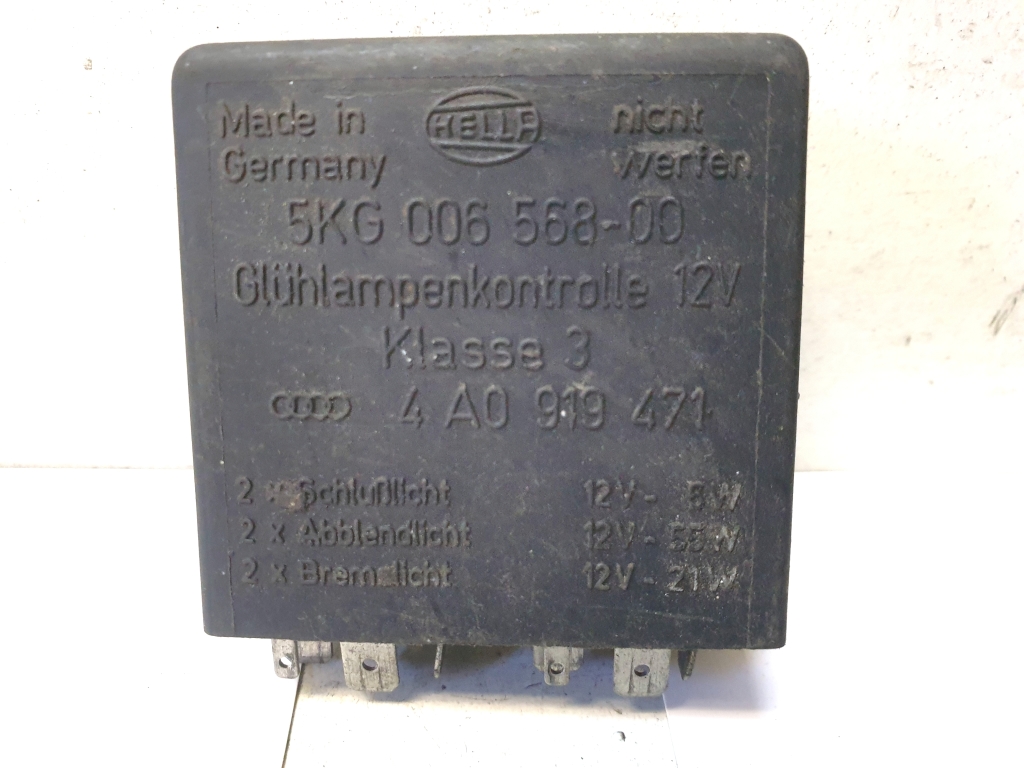 AUDI A6 C5 (1997–2005) Relee 5KG00656800 301 AUDI A6 C5 (1997–2005) Relee 5KG00656800 301