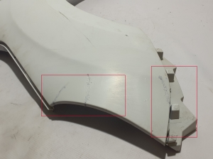 Mercedes Benz Citan 415 (2012–2021) Front fender 631013594R - 3