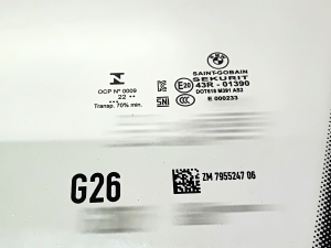 BMW i4 G26 (2022–2026) Esiukse klaas 7955247 - 3
