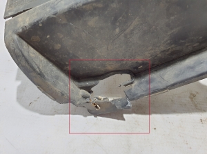 Mercedes Benz C-Class 206 (2021–2026) Priekšējā bampera kronšteins A2068857401 - 4