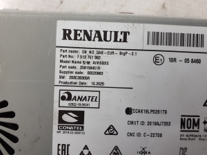 RENAULT Clio V (2019–2026) Radio (head unit) 259159451R - 3