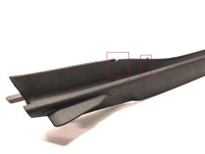 BMW i4 G26 (2022–2026) Windshield pillar outer molding 7933087 - 5