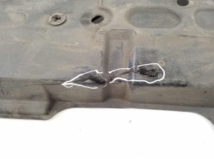 LEXUS RX GGL1 (2009–2015) Unterbodenschutz 5816748050 - 2