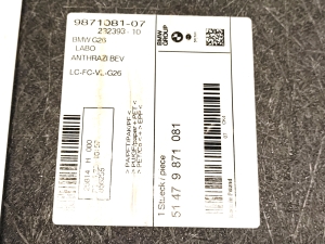 BMW i4 G26 (2022–2026) Trunk carpet 9871081 - 4