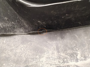 Volkswagen Golf VII (2012–2026) Rear bumper 5G6807421BK - 3