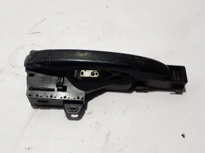 Front door external opening handle and its details