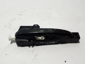 Rear side door exterior handle and its parts