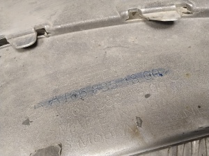 Mercedes Benz GLS 166 (2015–2019) Front bumper A1668851800 - 6