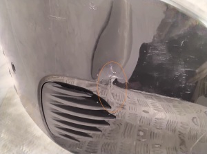Mercedes Benz EQB X243 (2021–2026) Priekšējais bamperis A2438853700 - 3