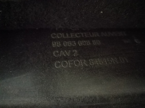 Opel Vivaro C (2019–2026) Wasserkasten (Scheibenwischermulde) 9808360880 - 2