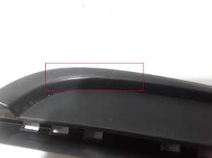 Ford Ranger (2015–2026) Rear side door outer window molding AB3926254A16AF - 2