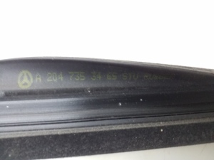 Mercedes Benz GLK-Class 204 (2008–2015) Fensterschachtleiste außen Tür hinten A2047353465 - 2