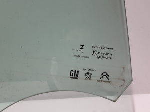 Peugeot Partner III (2019–2026) Priekšējo durvju stikls 9816477880 - 2